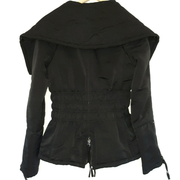 Zara Women's Med Black Light Quilted Jacket Coat - Picture 2 of 11